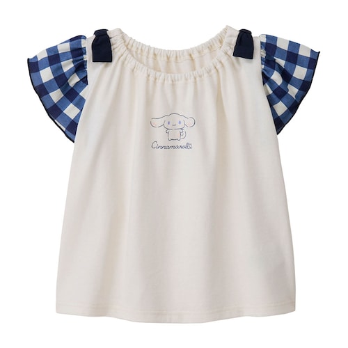 肩リボン半袖Ｔシャツ（サンリオキャラクターズ） 【ベビー服】