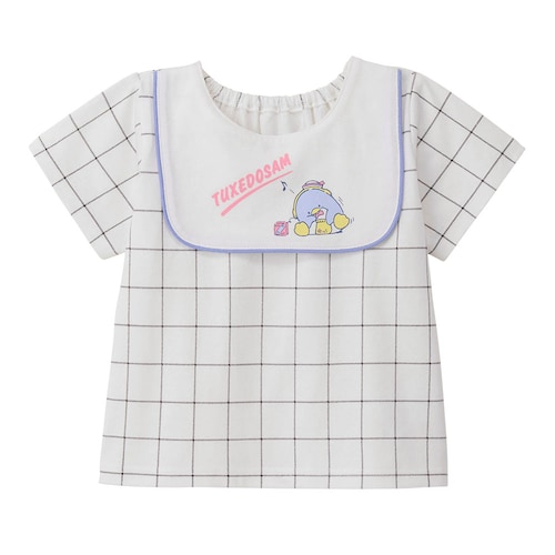前ヨーク風襟付きプリント半袖Ｔシャツ（サンリオキャラクターズ） 【ベビー服】