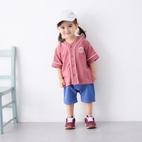 ダークピンク／モデル身長82cm・80サイズ着用・体重9.5kg