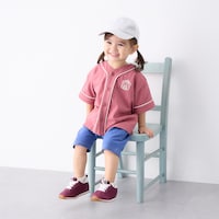ダークピンク／モデル身長82cm・80サイズ着用・体重9.5kg
