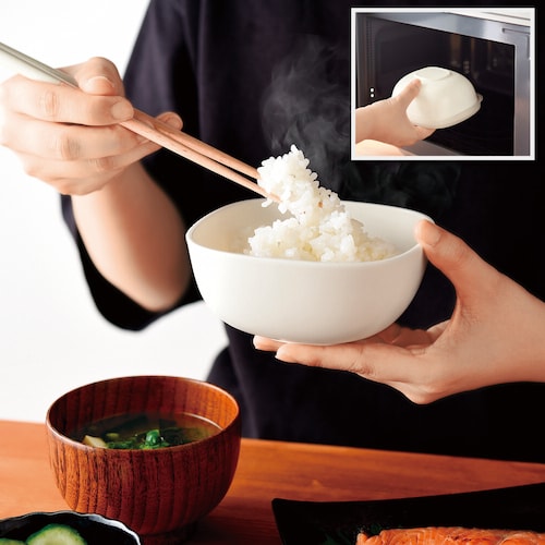 【定期お届け】 逆さでチンしてそのまま食卓に！すのこ付き冷凍ご飯容器2個セット ：3回シリーズ