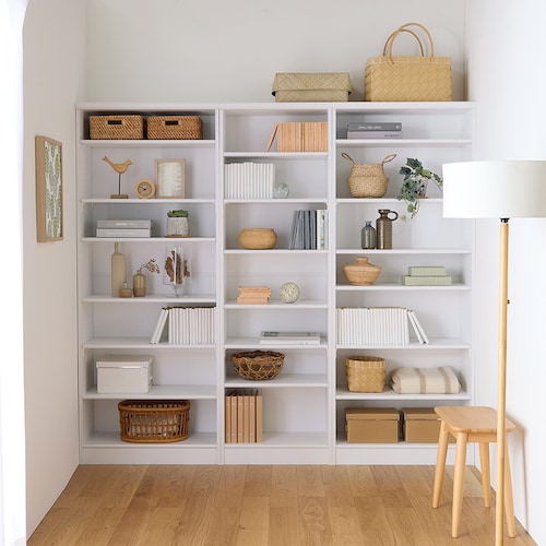 【幅5ｃｍピッチセミオーダー】オープンラック・本棚＜標準棚板タイプ＞ [日本製]