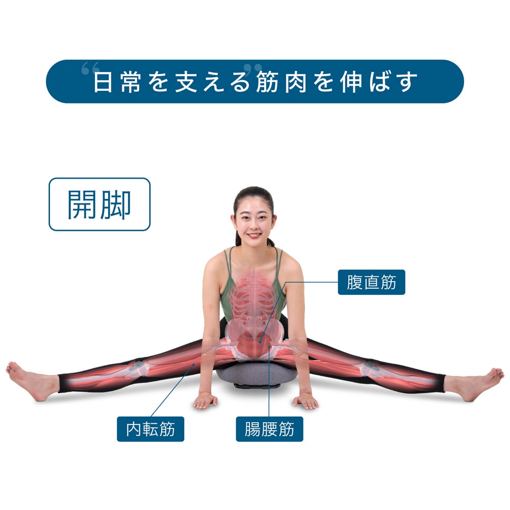開脚チェア - 内転筋が40%柔らかくなるエクササイズグッズ ReSTReTCH 開脚チェア｜通販のベルメゾンネット