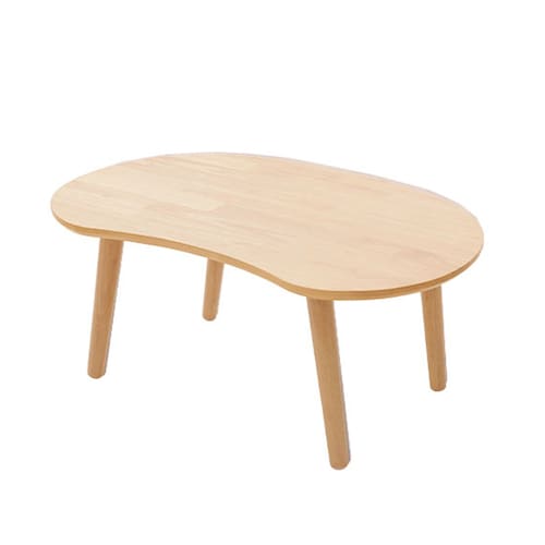 ビーンズ型コンパクトローテ－ブル・座卓