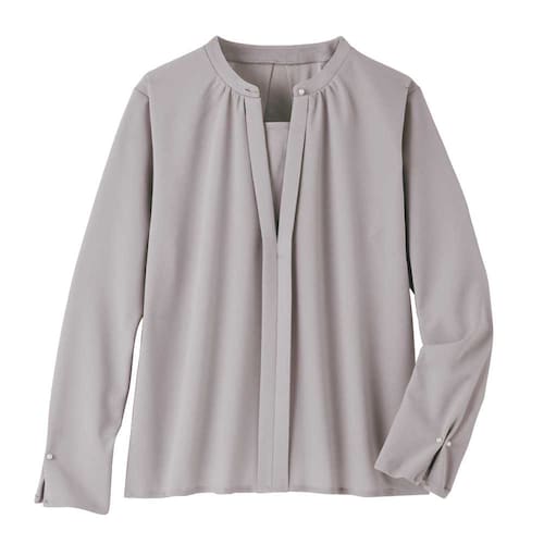 重ね着風デザイン「Ｔブラウス」