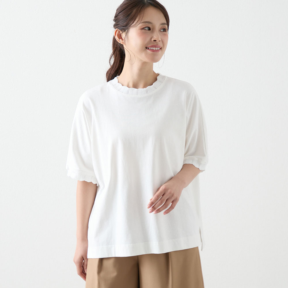 【クロスファンクション/CF】デザインリブドルマンTシャツ