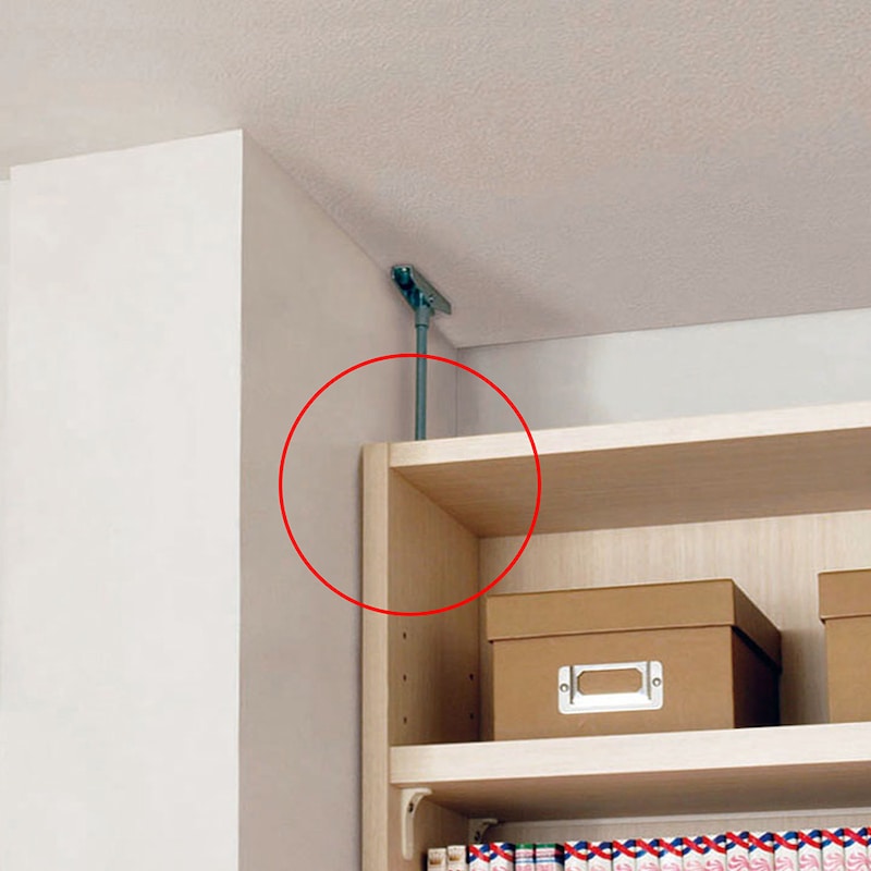 金具が内部に飛び出さない構造で見た目にもすっきり