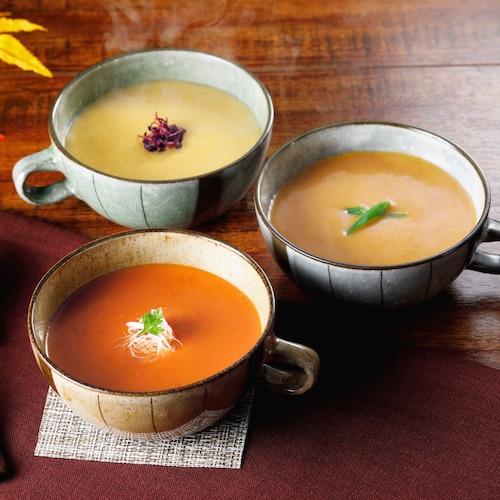 【おとりよせ・お歳暮ギフト】 和風スープ 3個／6個