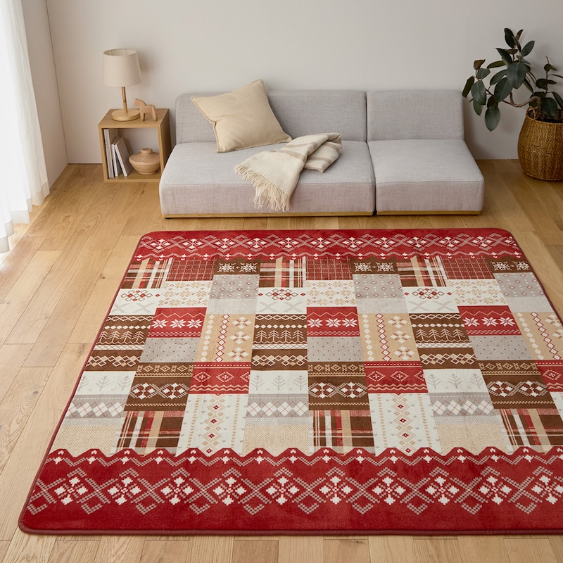 レッド／約180×180cm