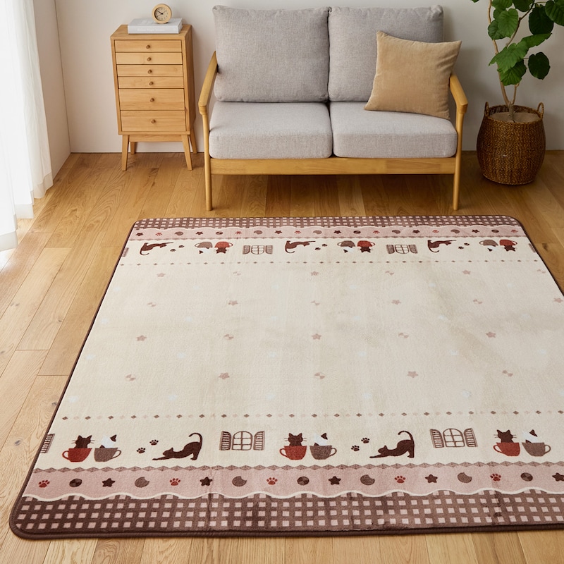 ピンク／約180×180cm