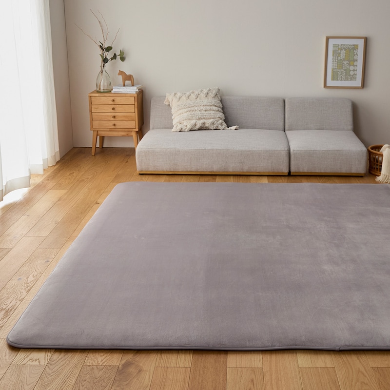 グレー／約185×185cm