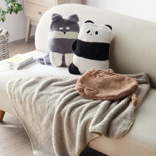 ぬいぐるみに収納できるブランケット