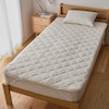【ベルメゾン】あたたかな綿ベロア素材の敷きパッド