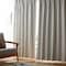 【99サイズ】ナチュラルな麻混素材の遮光・遮熱・防音カーテン＜2枚組／1枚＞