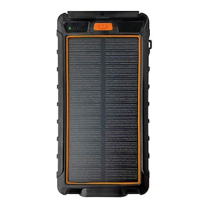 太陽光とUSBの二つの方法で充電できるモバイルバッテリー