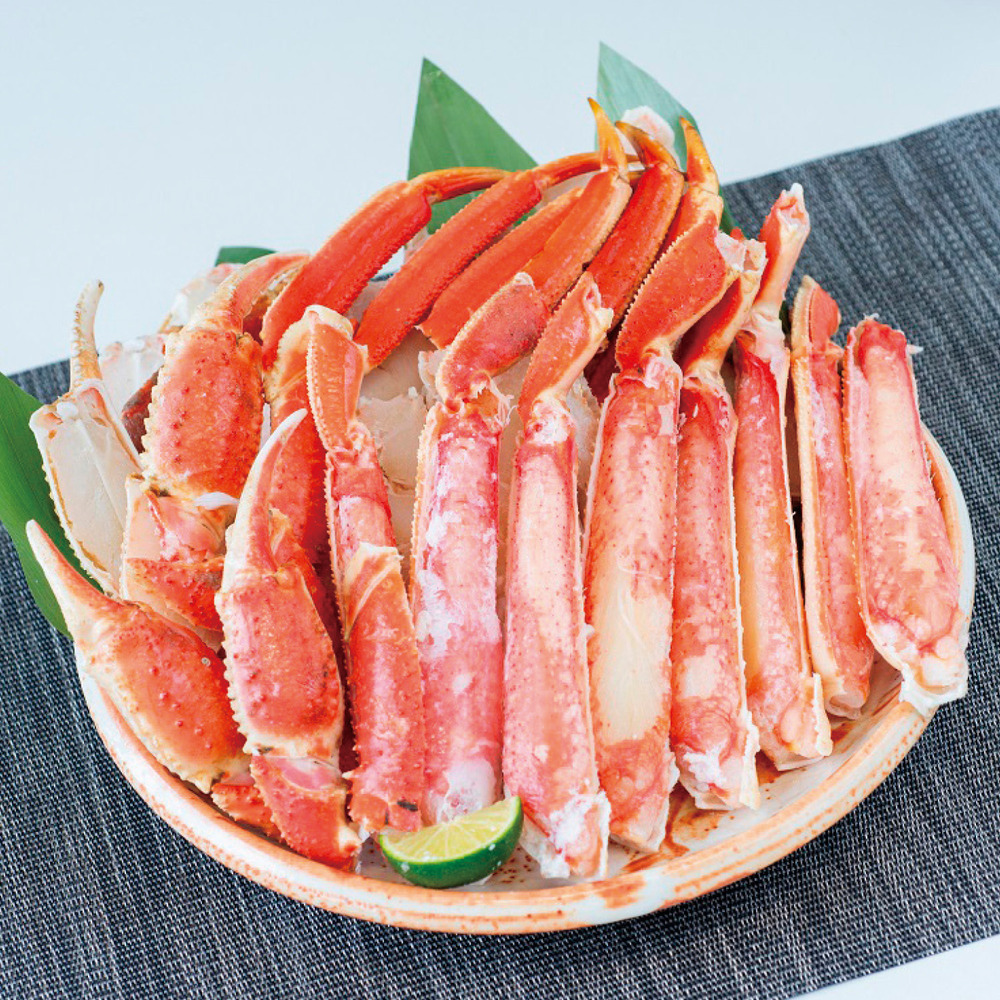 【ベルメゾン】【フードロス対策】【10%OFF】 ボイルズワイガニ ハーフポーションカット 1kg (賞味期限2026年4月1日)