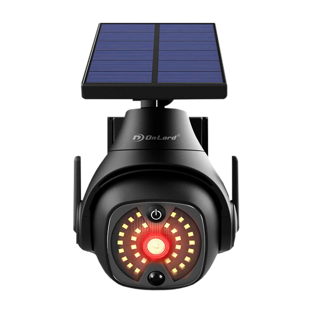 防犯カメラのような ソーラー充電式防犯センサーライト｜通販の