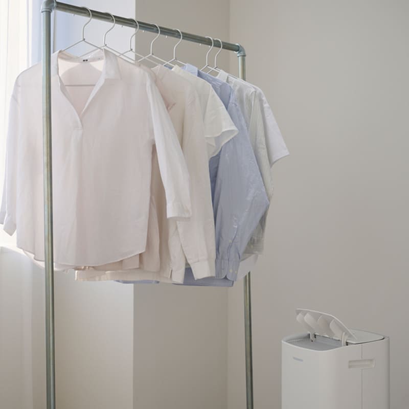 すばやく乾かしたいときや室内干しの生乾き臭対策に