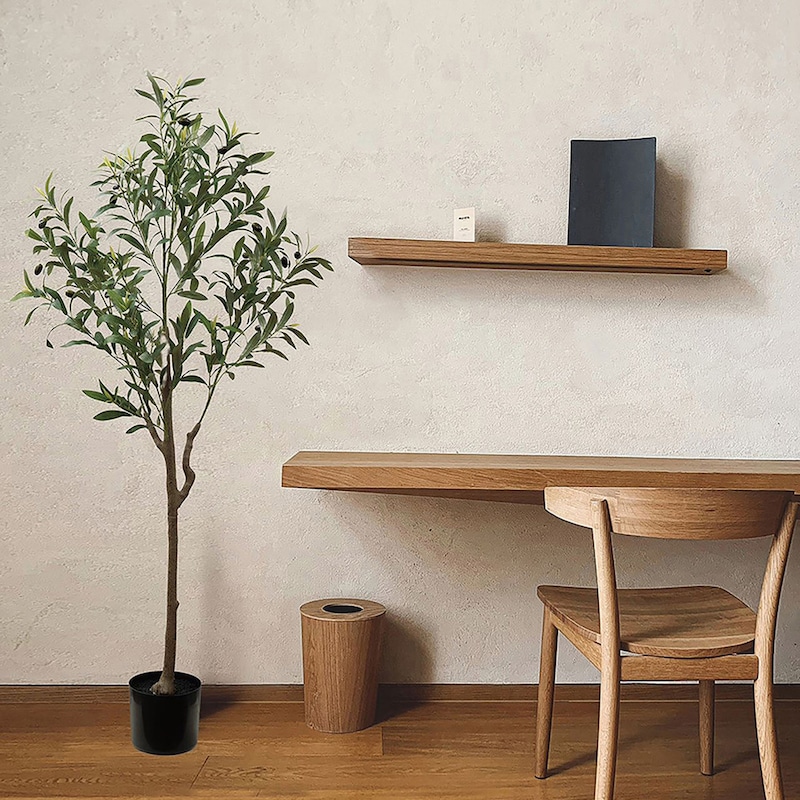 高さ約137cm　穏やかな地中海の風をお部屋に。“平和”と“知恵”の花言葉をもつオリーブ