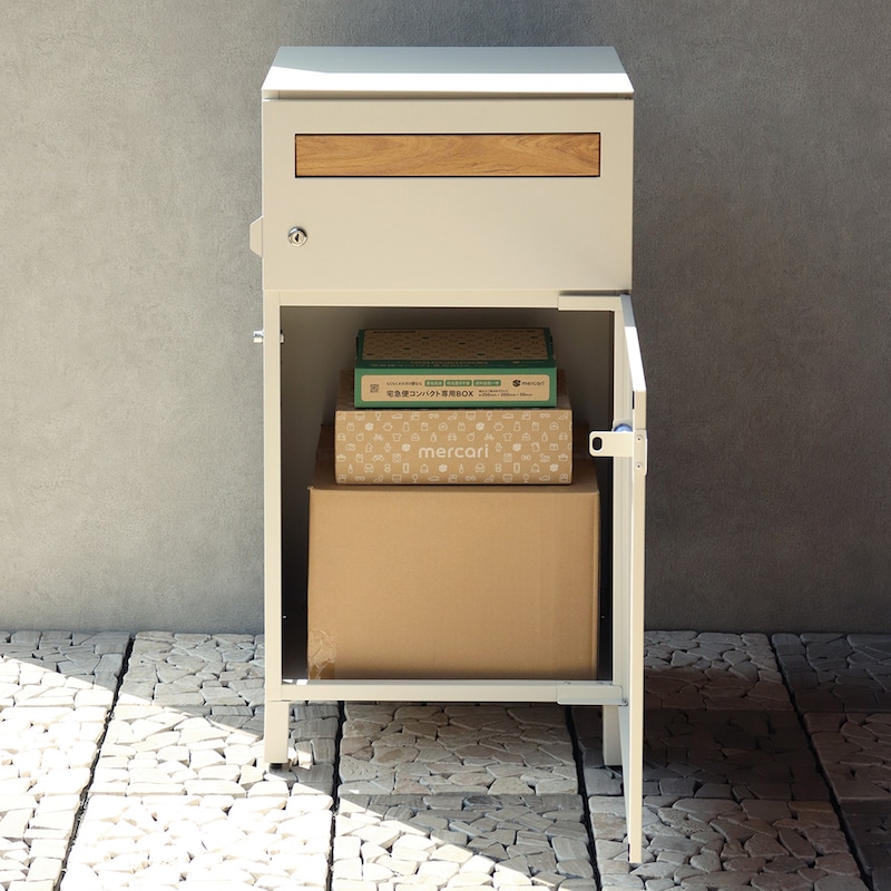 郵便ポストとしても、宅配ボックスとしても使用可能