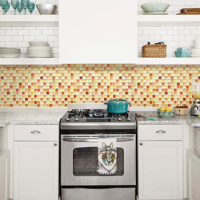 タイル風におしゃれにDIYしたかったキッチンや洗面所に