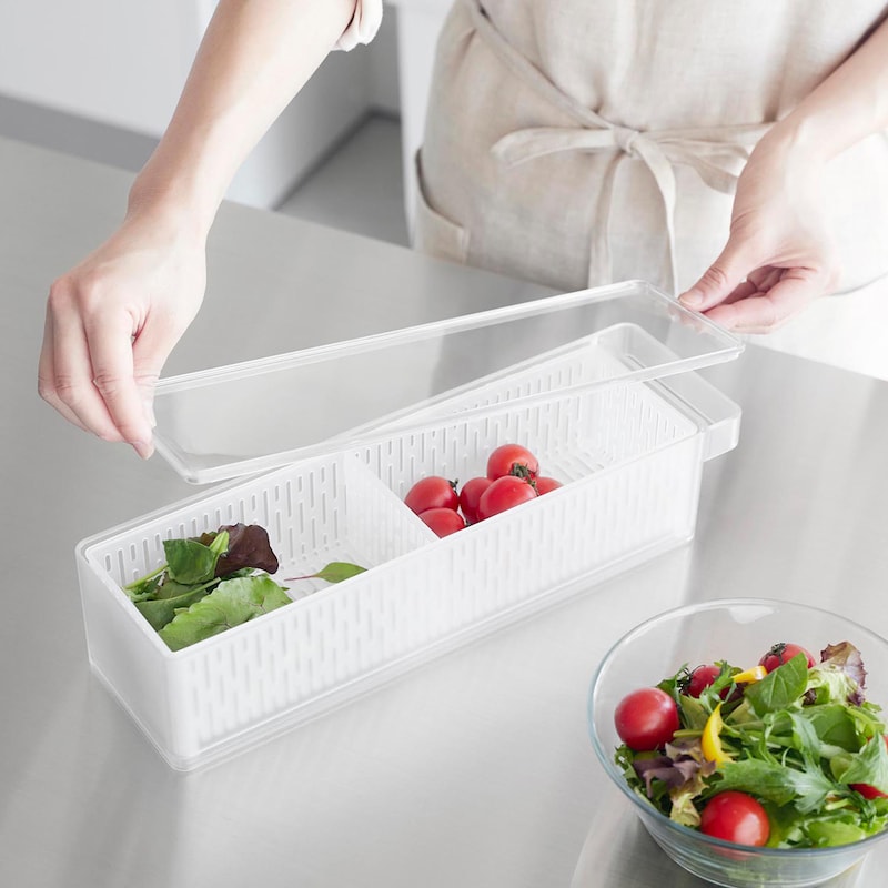 蓋が透明なので中身が確認しやすい