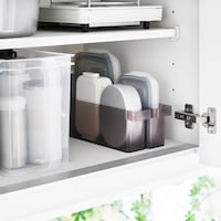 食器棚やストックルームなど省スペースでの整理整頓にもおすすめ