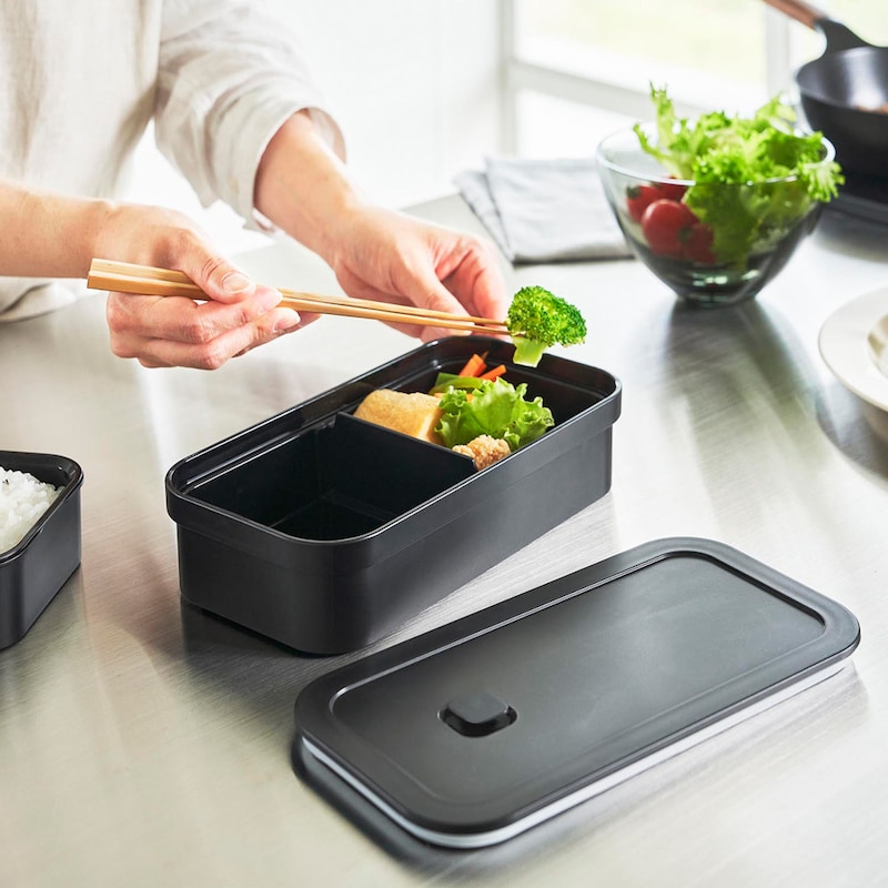 仕切り付きなので、味移りを防げます