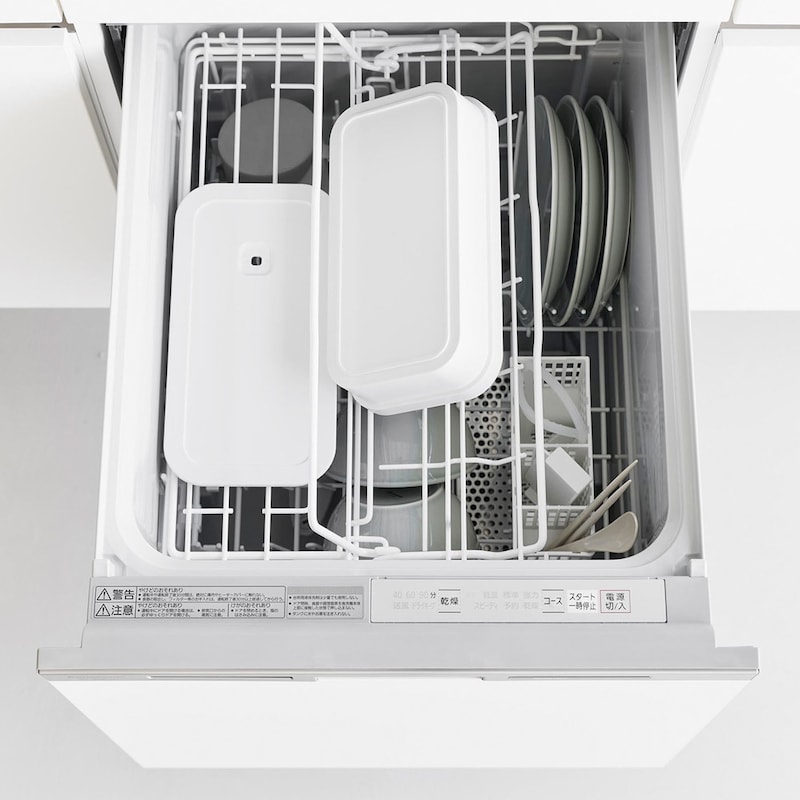 食洗機に対応しており、パーツは分解して隅々まで綺麗に洗えます