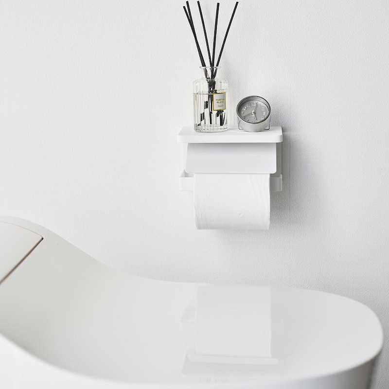 天板とホルダーが一体化したシンプルでスタイリッシュなデザイン