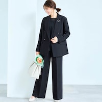 モデル身長168cm／M・股下70cm ※写真は撮影用のため股下＋6cmになります。