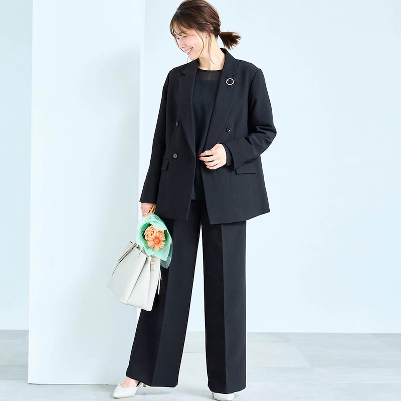 モデル身長168cm／M・股下70cm ※写真は撮影用のため股下＋6cmになります。