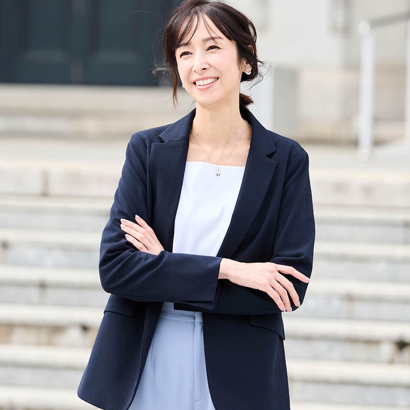 モデル身長169cm／M ※ジャケットのみ着用