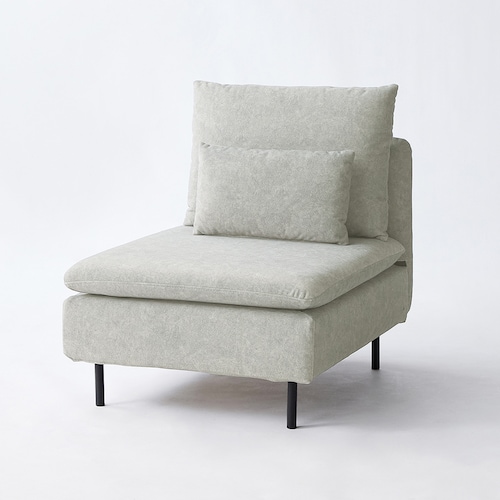 【3/16まで大型送料無料】 あぐらがかける撥水加工のカバーリングソファー ＜1人掛け／2.5人掛け／3人掛け／オットマン＞