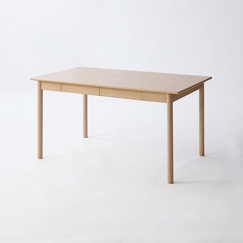 【3/16まで大型送料無料】 丸み脚の引出し付きダイニングテーブル・セット ＜テーブル単品・4点セット・5点セット＞