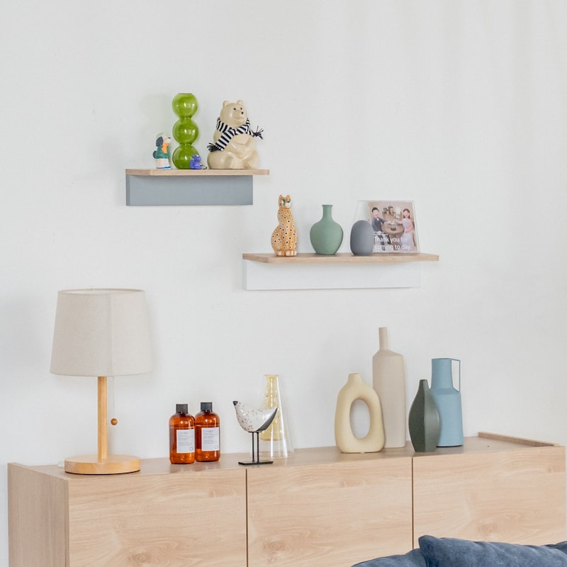 グレー／幅30cm、ホワイト／幅45cm