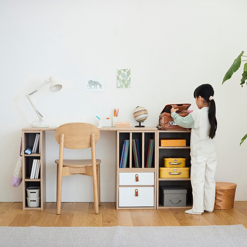 オープンハーフ・ハイ、仕切り、引出し、オープン・ハイ、天板