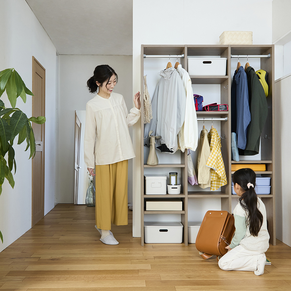 【BELLE MAISON DAYS】【3/16まで大型送料無料】 片付け習慣が身につく ファミリーロッカー