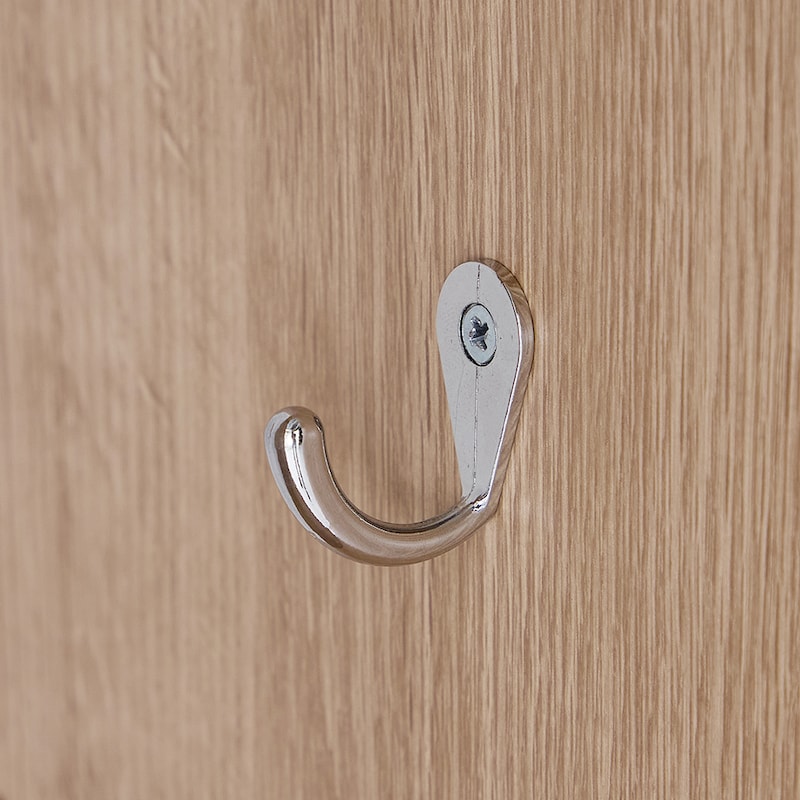 バッグや帽子を掛けられるフック付き（本体：6個、連結パーツ：3個）