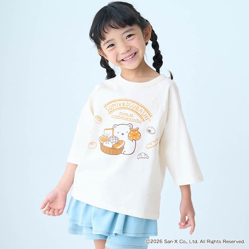 名札ココ7分袖Tシャツ 「すみっコぐらし」