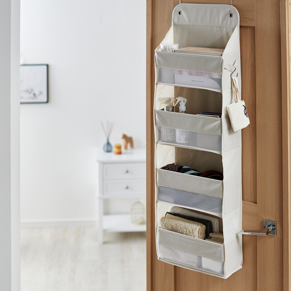 【ベルメゾン】デッドスペースを活かすドア掛け収納