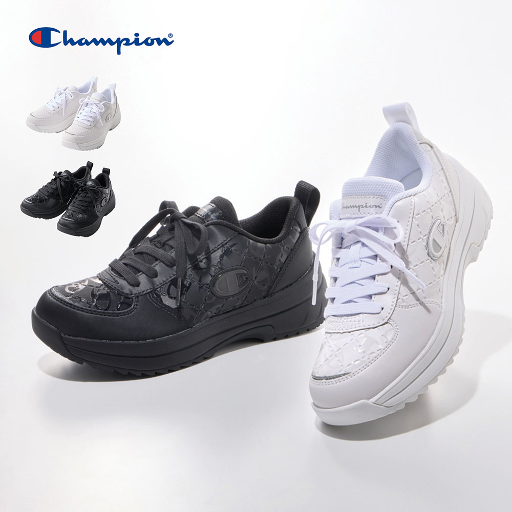 【チャンピオン/Champion】キルティング風型押しスニーカー 【チャンピオン/Champion】キルティング風型押しスニーカー