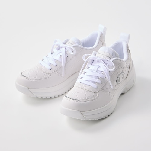 キルティング風型押しスニーカー