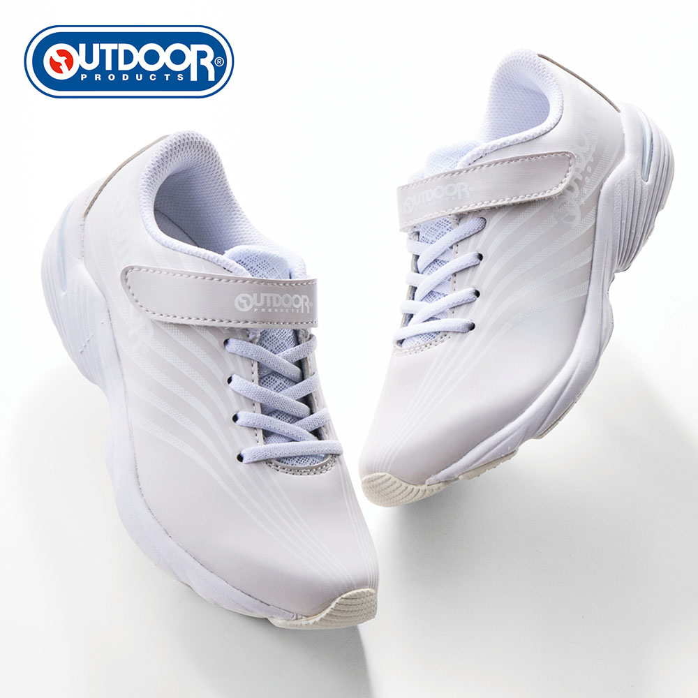 【アウトドアプロダクツ/OUTDOOR PRODUCTS】サイドラインオールホワイトスニーカー