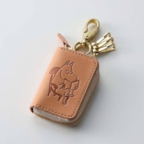 栃木レザー製本革スマートキーケース［日本製］「ムーミン」