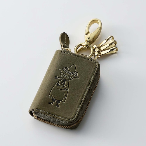 栃木レザー製本革スマートキーケース［日本製］「ムーミン」