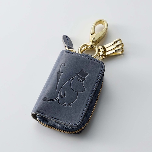 栃木レザー製本革スマートキーケース［日本製］「ムーミン」