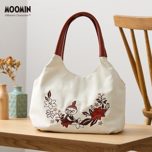 刺繍デザインバルーントートバッグ「ムーミン」