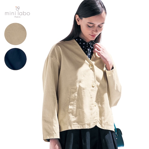 シンプルだけど映えるコットンジャケット 「ミニラボ」