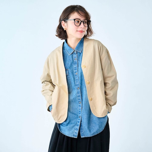 シンプルだけど映えるコットンジャケット 「ミニラボ」